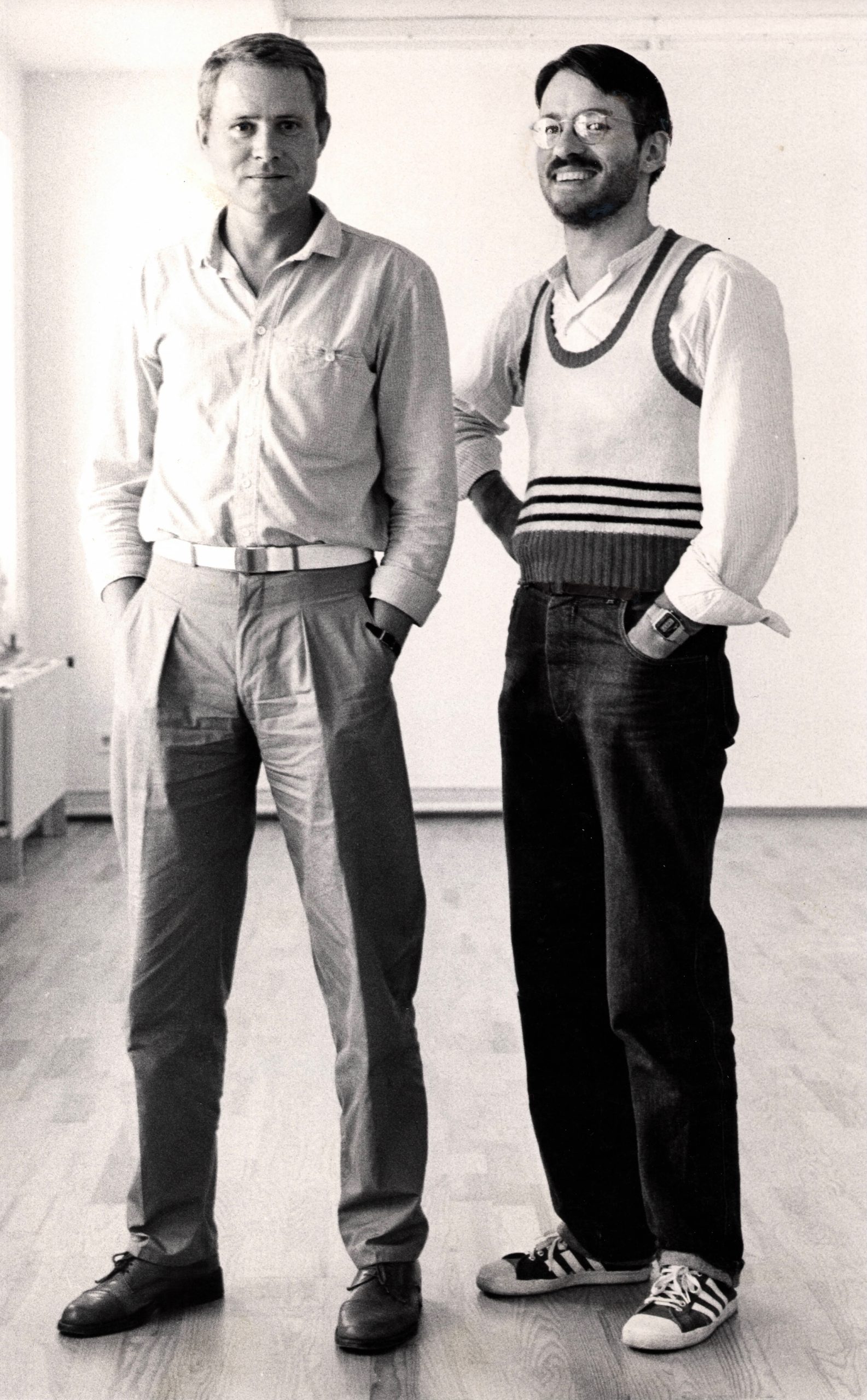 Paul Maenz en Gerd de Vries, Keulen, 1980